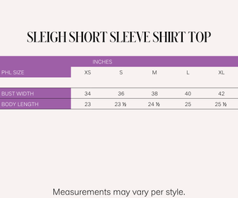 Holiday Tees 2025 Sleigh Short Sleeve Shirt Top (Red)