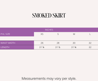 Archetype Refined Smoked Skirt  (Black)