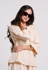 Archetype Summer Essentials Sorrel Long Sleeve Top (Cream)