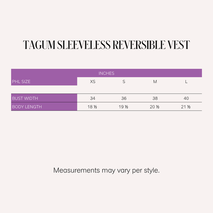 Sari- Sari Tagum Sleeveless Reversible Vest Top (Brown)