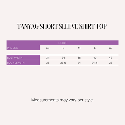 Culturatees Tanyag Short Sleeve Shirt Top (Beige)